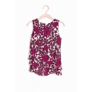 Banana Republic Floral Wrap-Front Shell – Size XS – NWT